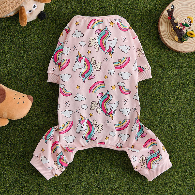 Breathable Pet Pajamas with Full Coverage