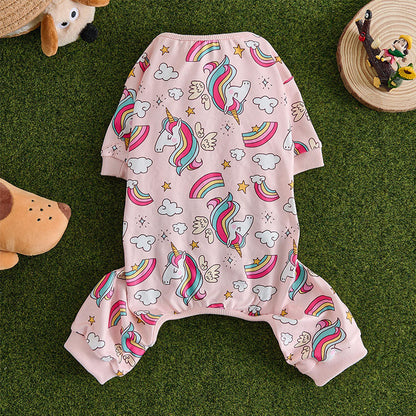 Breathable Pet Pajamas with Full Coverage