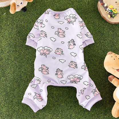 Breathable Pet Pajamas with Full Coverage