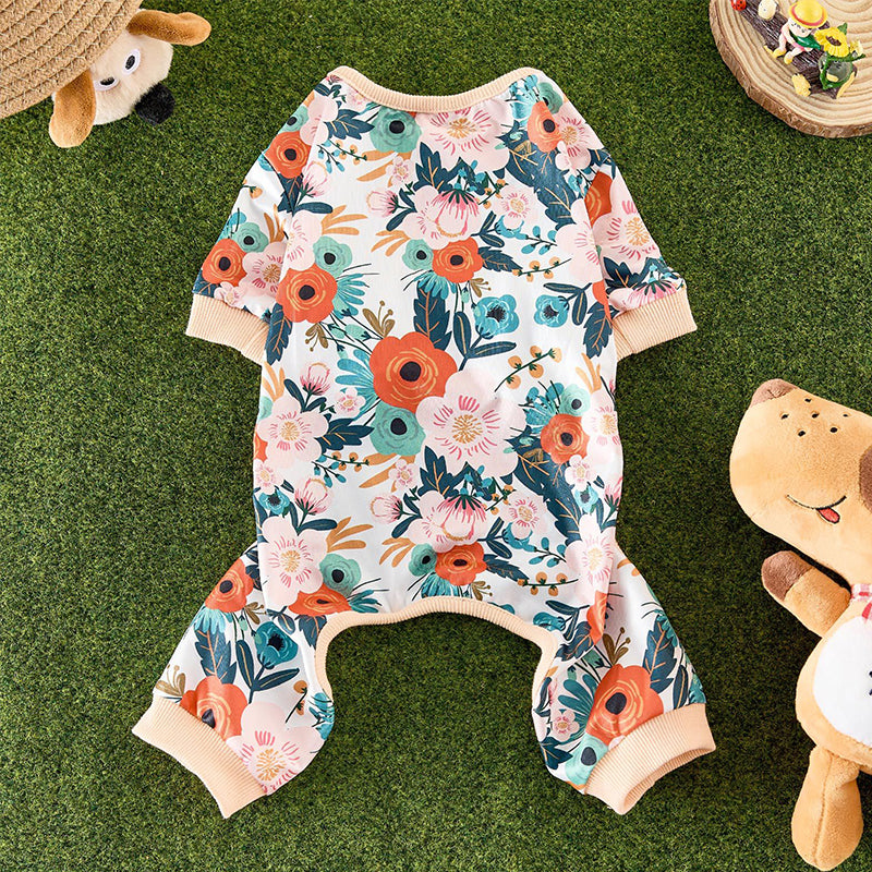 Breathable Pet Pajamas with Full Coverage