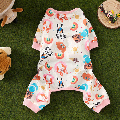 Breathable Pet Pajamas with Full Coverage