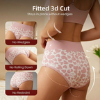 Women's High-Waist Heart Print Briefs