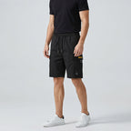 🩳 Men's Cargo Shorts with Drawstring – Easy pull-on, multi-pockets. Lightweight & comfy. Perfect for walks or gardening.