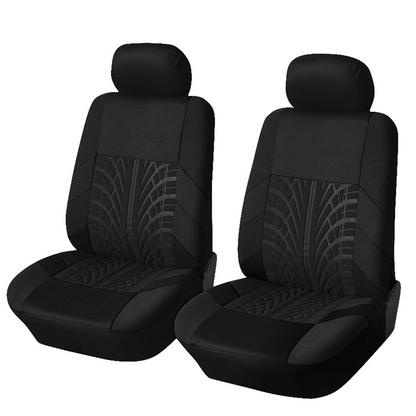 ⏰Car Seat Covers for 5 Seats Universal, Fabric Breathable Car Front & Rear Seat Protectors, Airbag Compatible, Full Protection, Fits Most Cars Trucks Vans SUVs, Red Gray Black Blue Seat Covers