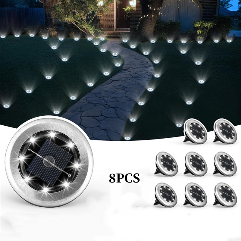 Outdoor Waterproof Solar Ground Light - 2 Pack/Set🏡💡