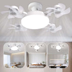 Remote-Controlled LED Ceiling Fan Light