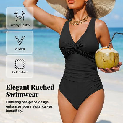 Women's Tummy Control One-Piece Swimsuit