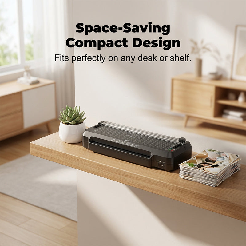 🔥A4 Thermal Laminating Machine with Paper Trimmer and Corner Rounder