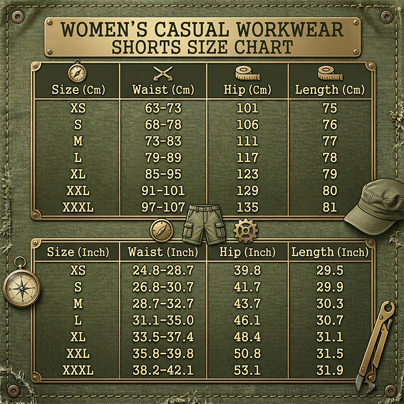 Women's Quick-Dry Cargo Shorts with Pockets