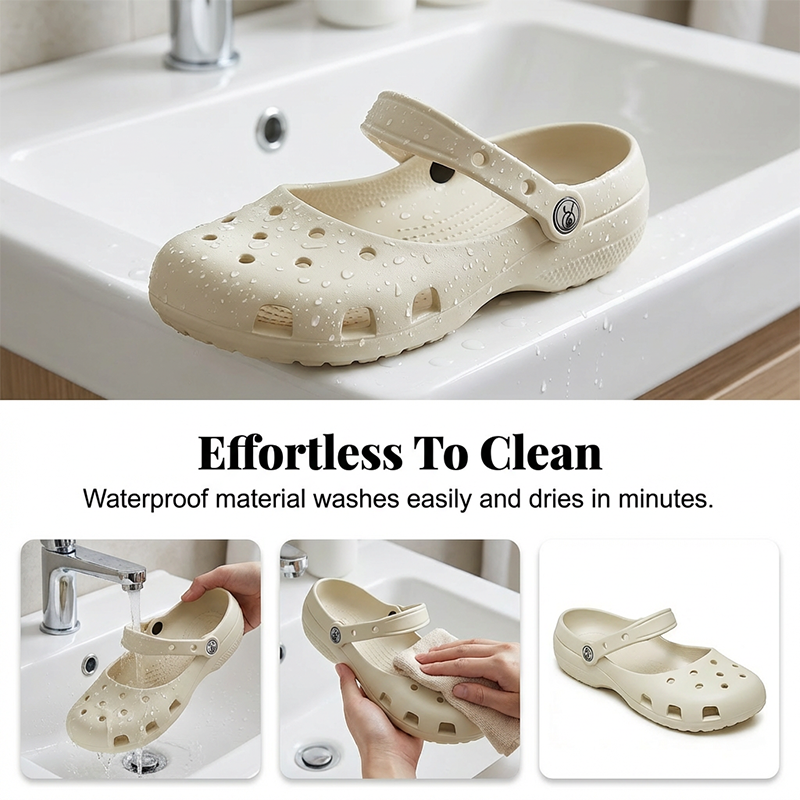 ⛱️Women's Breathable Cutest Crocs ballet flats