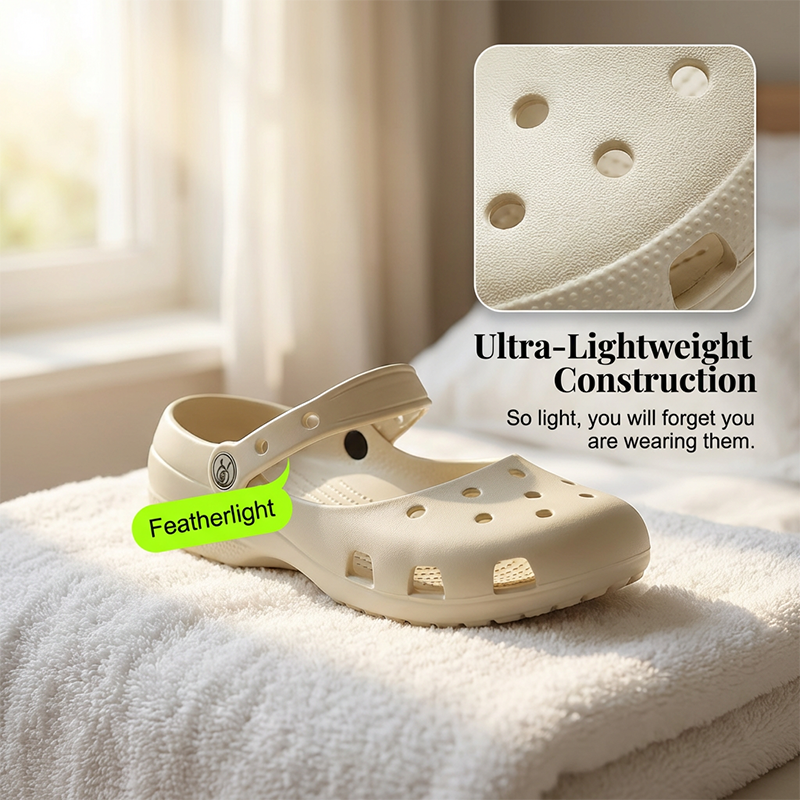 ⛱️Women's Breathable Cutest Crocs ballet flats