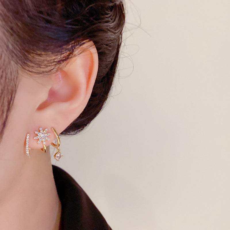 💎 Sparkling Claw Earrings for Women – Unique Claw Cuff, Dangling Gem & Versatile Style 🌟