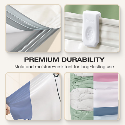 No-Pump Large Vacuum Storage Compression Bags
