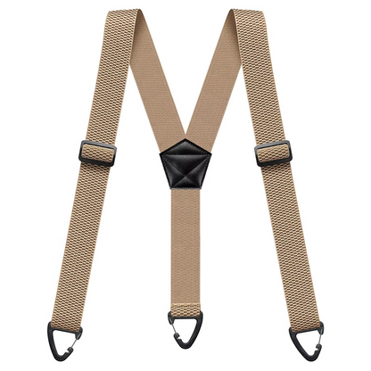 Men's X-Back Suspenders with Hook Clips