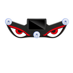 Solar Powered Devil's Eye LED Car Warning Light