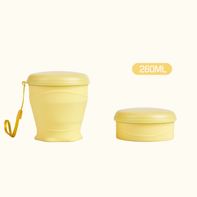 Collapsible Silicone Travel Cup with Lid