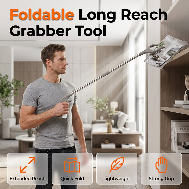 Foldable Long Reach Grabber Tool