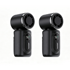 Portable Clip-On Fan with LED Display