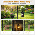 Decorative Garden Hook for Bird Feeders & Plants