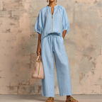 🔥Women's Solid Color 2-Piece Casual Tracksuit Set