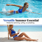 👙Two-Piece Color Block & Stripe Bikini Swimsuit