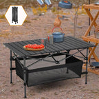 🌄New arrival🏕️ Portable Camping Table – Folding, Carbon Steel, Quick Setup🪑