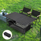 🌄New arrival🏕️ Portable Camping Table – Folding, Carbon Steel, Quick Setup🪑