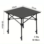 🌄New arrival🏕️ Portable Camping Table – Folding, Carbon Steel, Quick Setup🪑