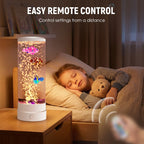 🐟💧 LED Fish Aquarium Bubble Lamp – 7-Color LED & Remote Control – USB/Battery Powered & Zen Ambience 🏠