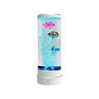 🐟💧 LED Fish Aquarium Bubble Lamp – 7-Color LED & Remote Control – USB/Battery Powered & Zen Ambience 🏠