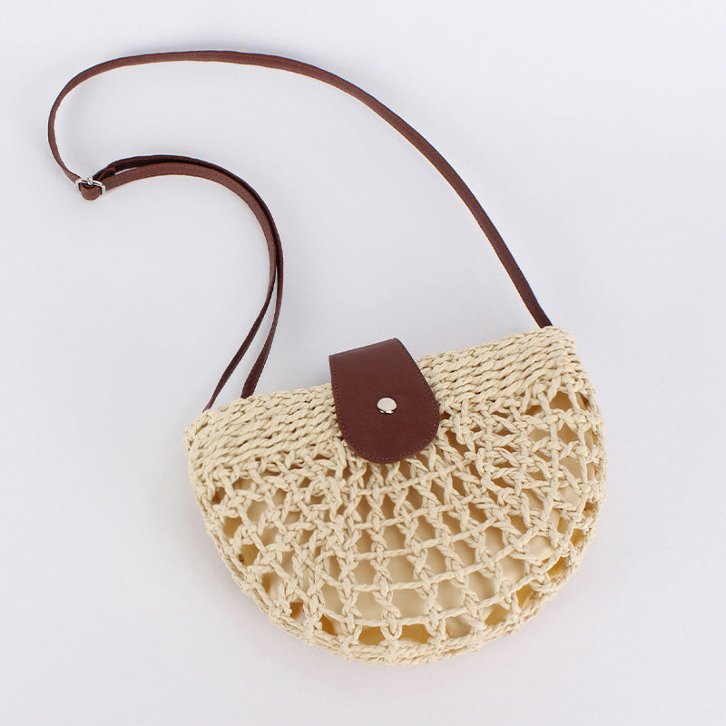 👜 Woven Crossbody Bag – Boho, Handwoven, Adjustable, Lightweight ✨
