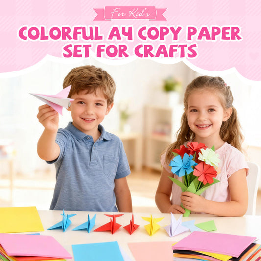 Colorful A4 Copy Paper Set for Crafts