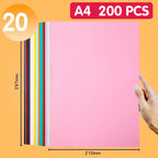 Colorful A4 Copy Paper Set for Crafts