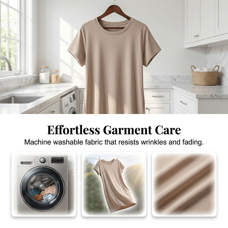 💐Women's Casual Short Sleeve T-Shirt Dress
