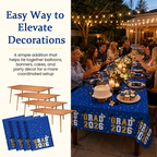 "Grad 2026" Confetti Tablecloth