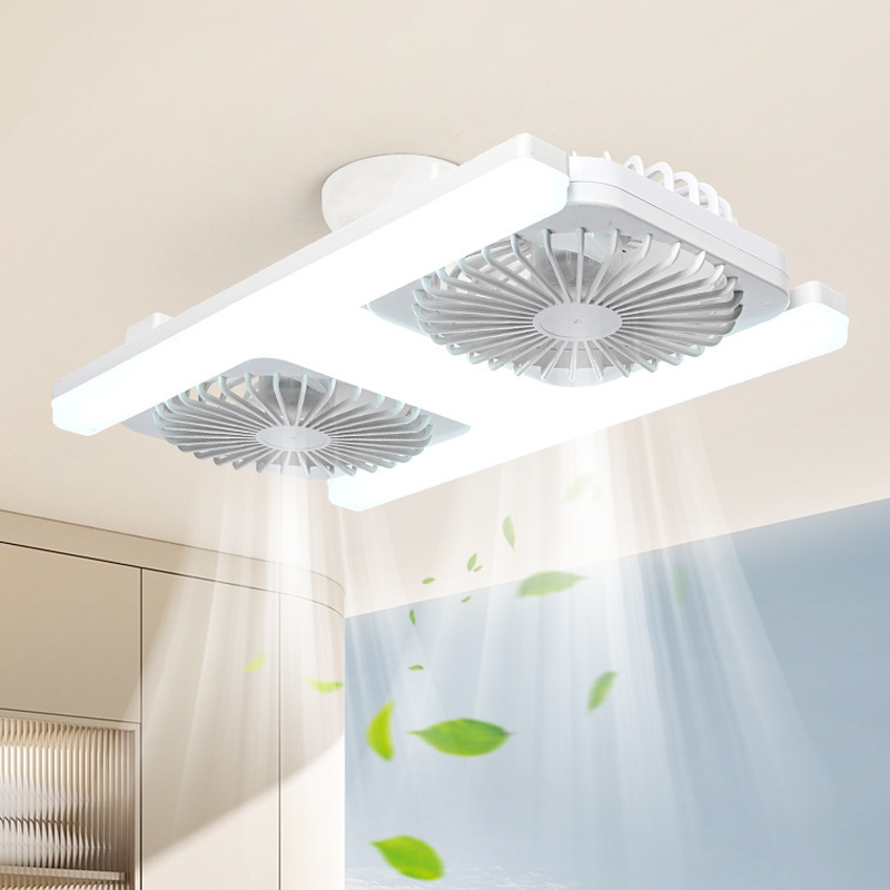 💡 2-in-1 LED Ceiling Fan Light – Dual Cooling, Ultra Bright, Tool-Free Install 🌀