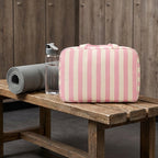 Striped Hanging Travel Toiletry Bag