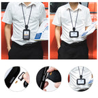 Retractable ID Badge Holder with Lanyard