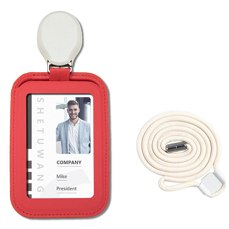 Retractable ID Badge Holder with Lanyard