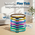 🌿🛡️ Natural Essential Oil Pet Collar – 8‑month flea & tick protection. Plant‑based, no harsh chemicals. Safe for dogs & cats! 🐾✨