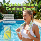 💦 Instant Cooling Towel – portable, breathable, perfect for workouts & travel!