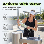 💦 Instant Cooling Towel – portable, breathable, perfect for workouts & travel!