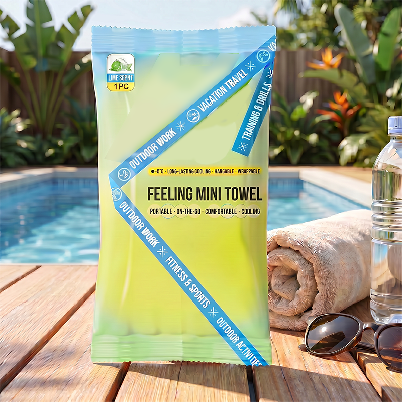 💦 Instant Cooling Towel – portable, breathable, perfect for workouts & travel!