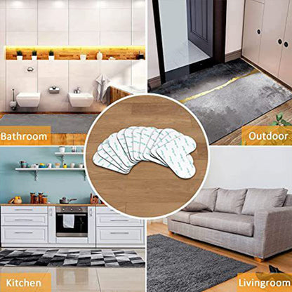 Heart-Shaped Reusable Non-Slip Rug Grippers