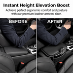 🚗Car Center Console Armrest Cover with Side Storage Pockets, Soft Protective Cushion Organizer