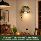 Floating Wall Shelf with Built-in Ambient LED Light