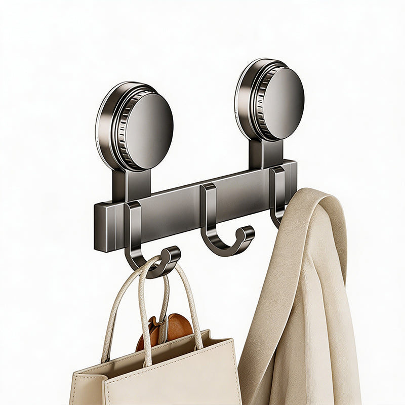 🚪📌 Suction Cup Over Door Hook Rack – Tool-Free Install, Strong Hold, No Drilling & Clutter-Free Entryway ✨