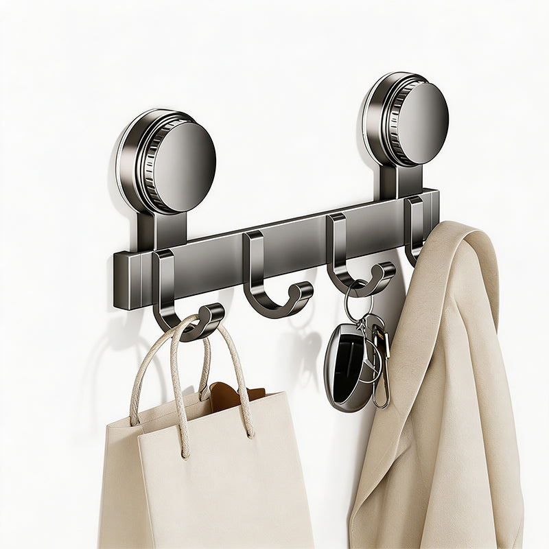 🚪📌 Suction Cup Over Door Hook Rack – Tool-Free Install, Strong Hold, No Drilling & Clutter-Free Entryway ✨
