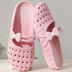👡 Breathable Bow Mules – Cloud-Soft Slip-Ons ☁️