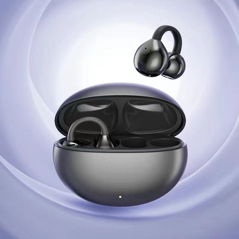 🎧 Bluetooth 5.4 Clip-On Open Ear Earbuds with Noise Cancelling – AI Noise Cancelling 🎶